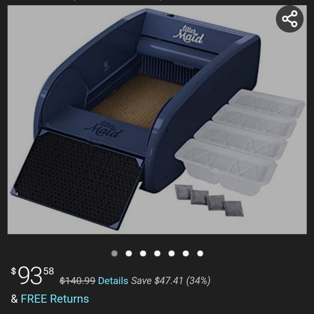 Littermaid self cleaning box